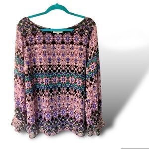 Jennifer Lopez Boho detailed tunic